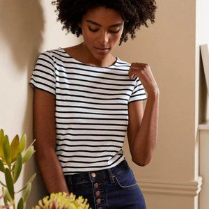 Boden Short Sleeve Breton T-Shirt